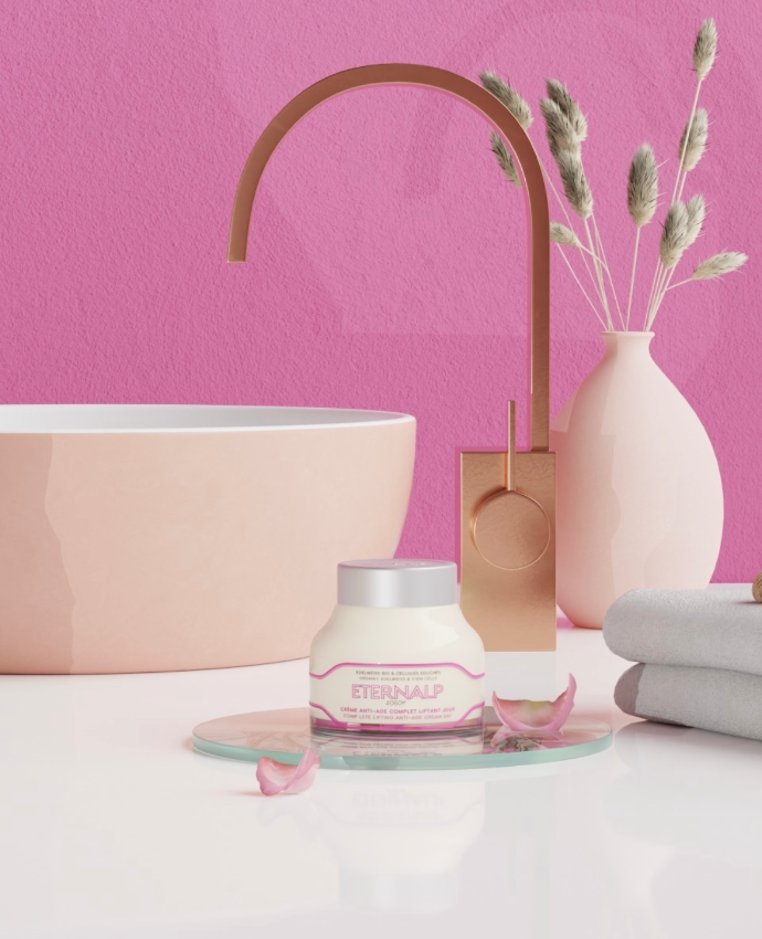 ETERNALP 4060M Crème Anti-Age Complet Lissant et Liftant jour 50 ml et son Sérum Anti-Age Collagène Lissant et Liftant 30 ml